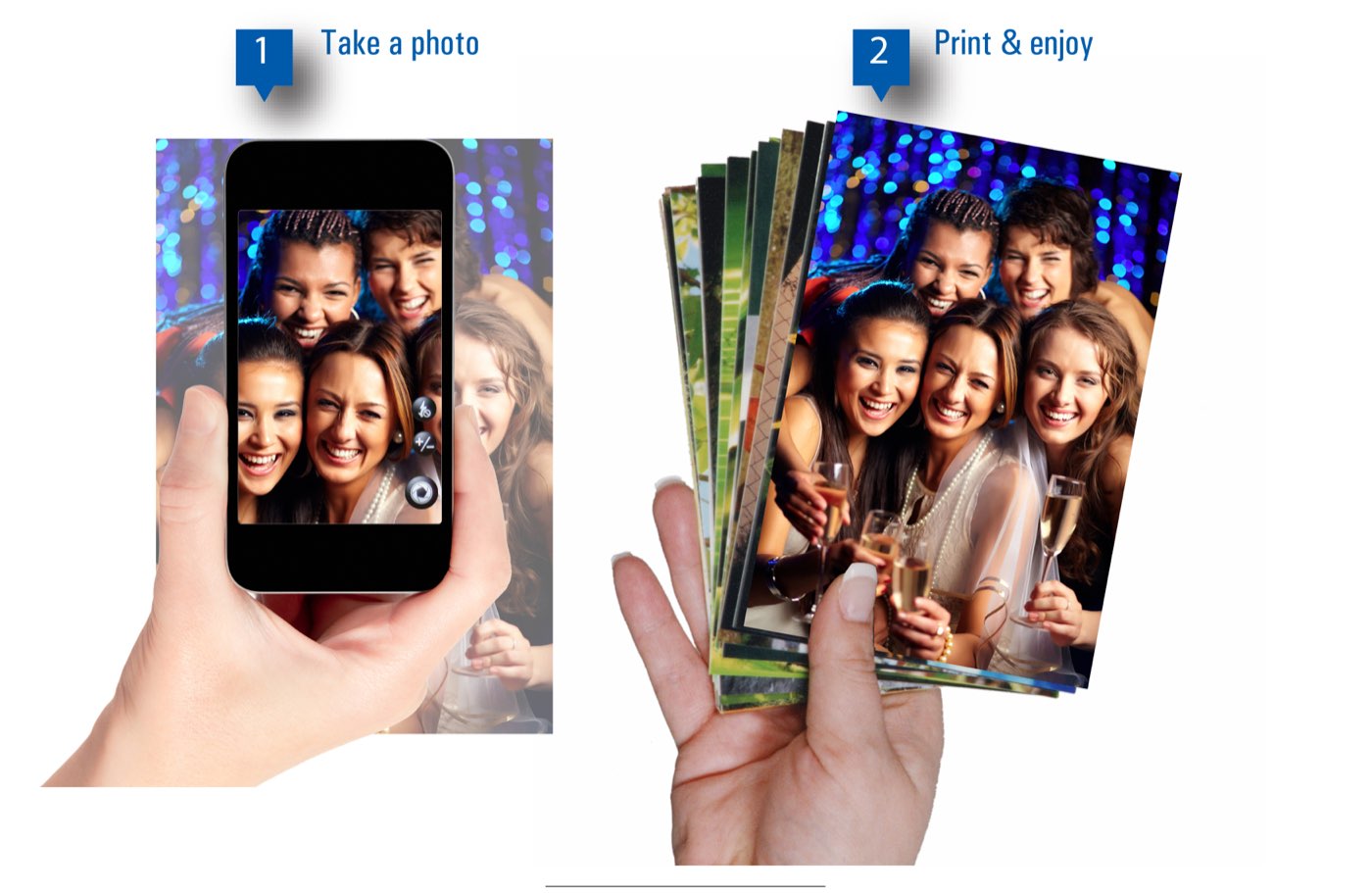 Prints made straight from a phone
